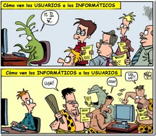 Usuarios vs Informaticos